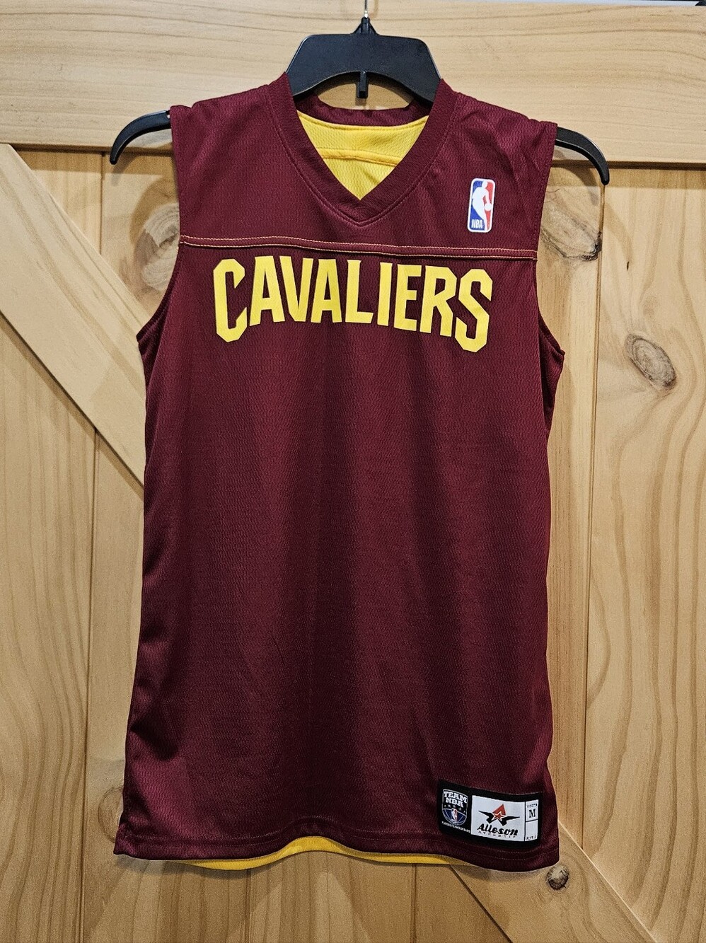 NWOT | Cleveland Cavaliers Alleson Athletic Reversible Jersey | Boys Medium